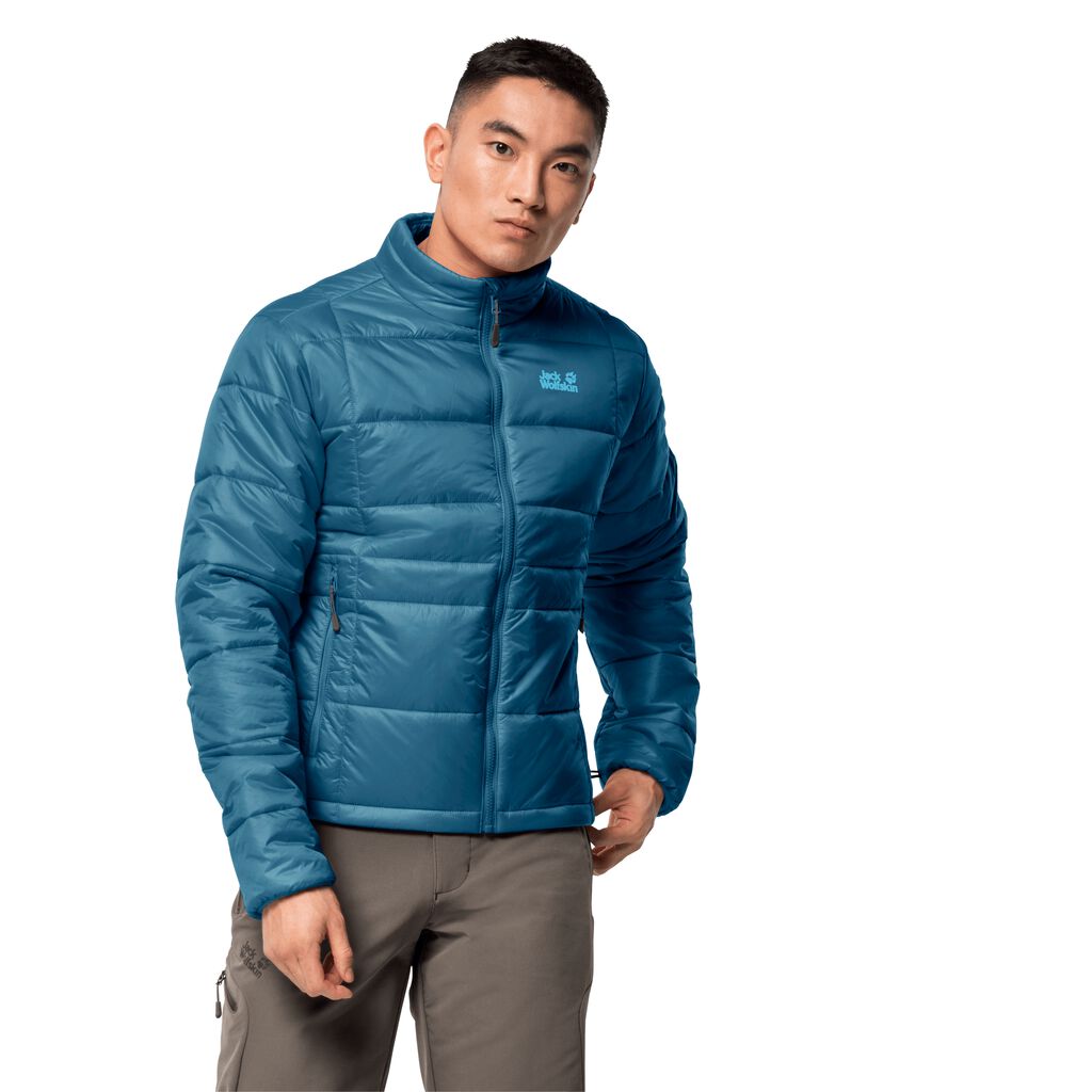 Jack Wolfskin ARGON Férfi Szigetelt Kabát Sötét Kék - CMVWOD-613